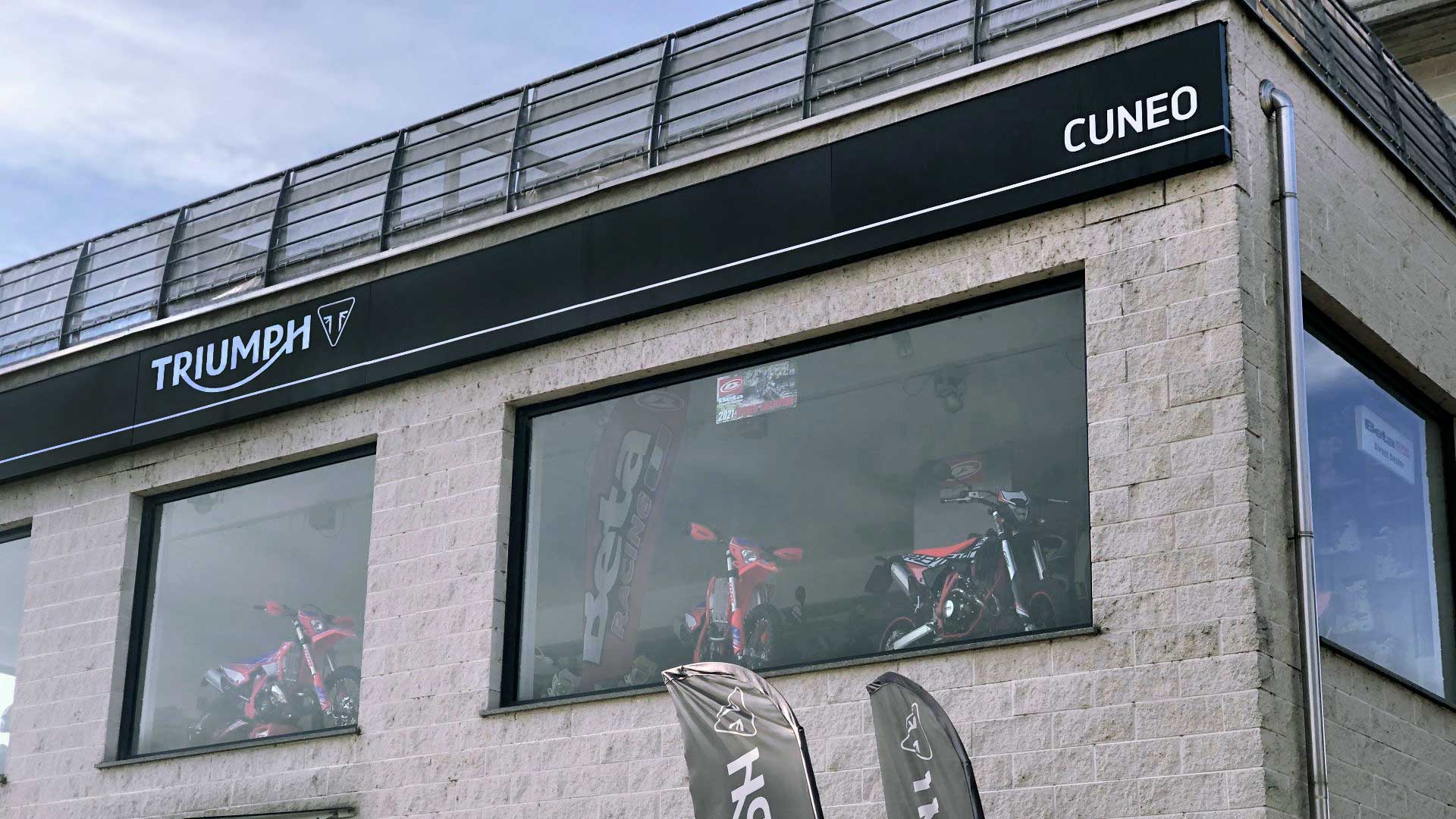 Triumph motorcycles dealership in Cuneo