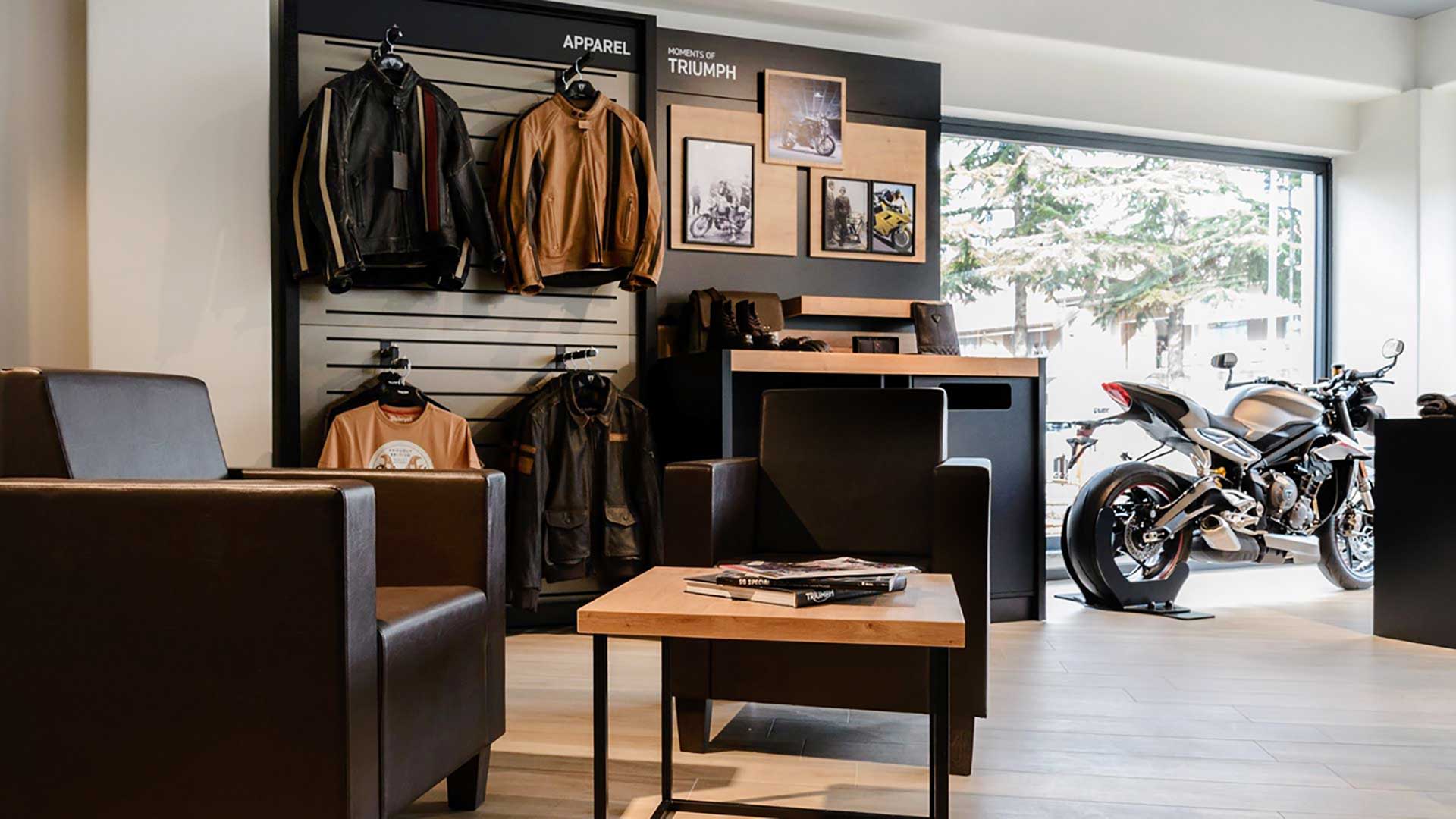 Triumph motorcycles dealership in Cuneo