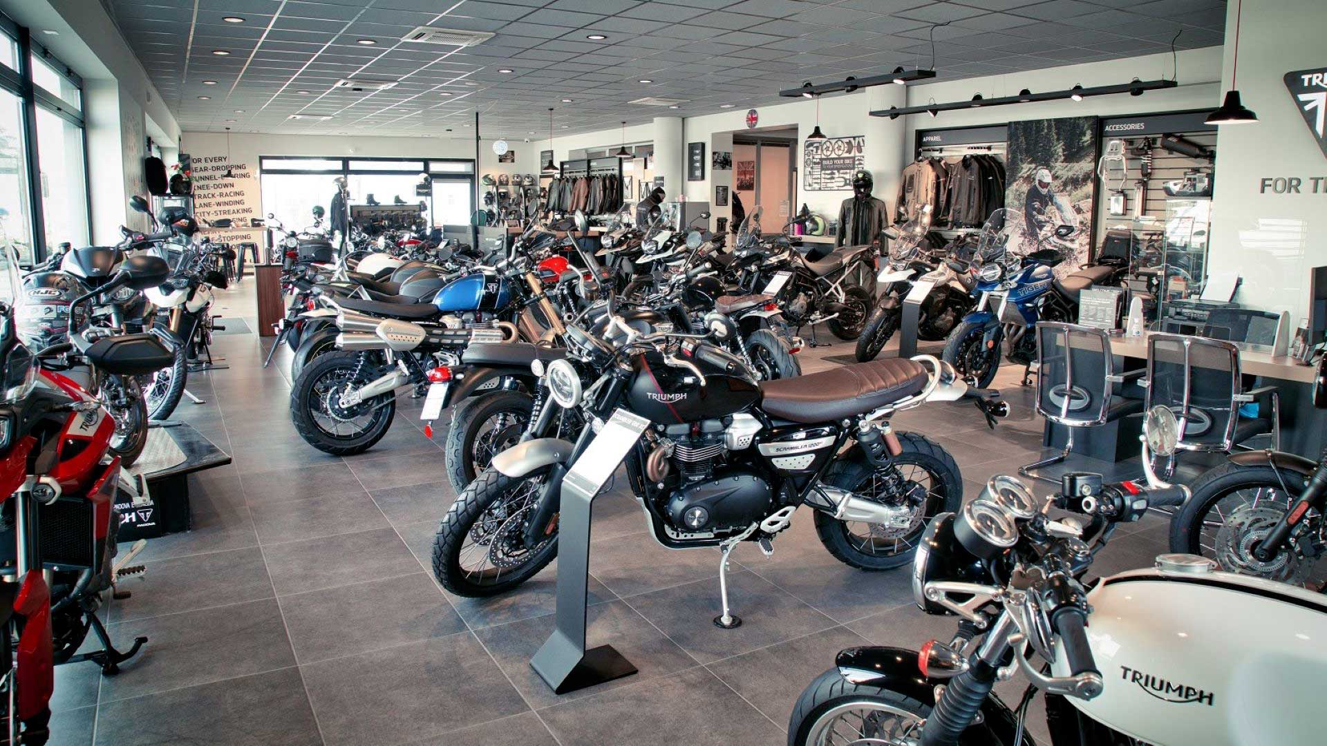 Triumph motorcycles dealership in Padova