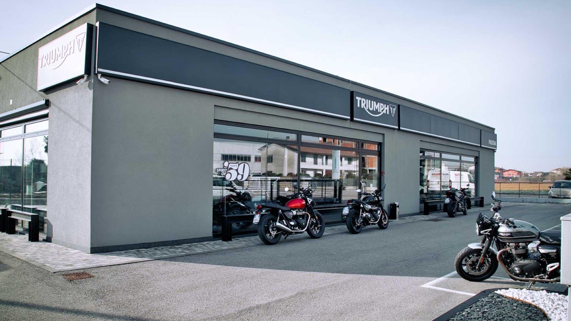 Triumph motorcycles dealership in Padova