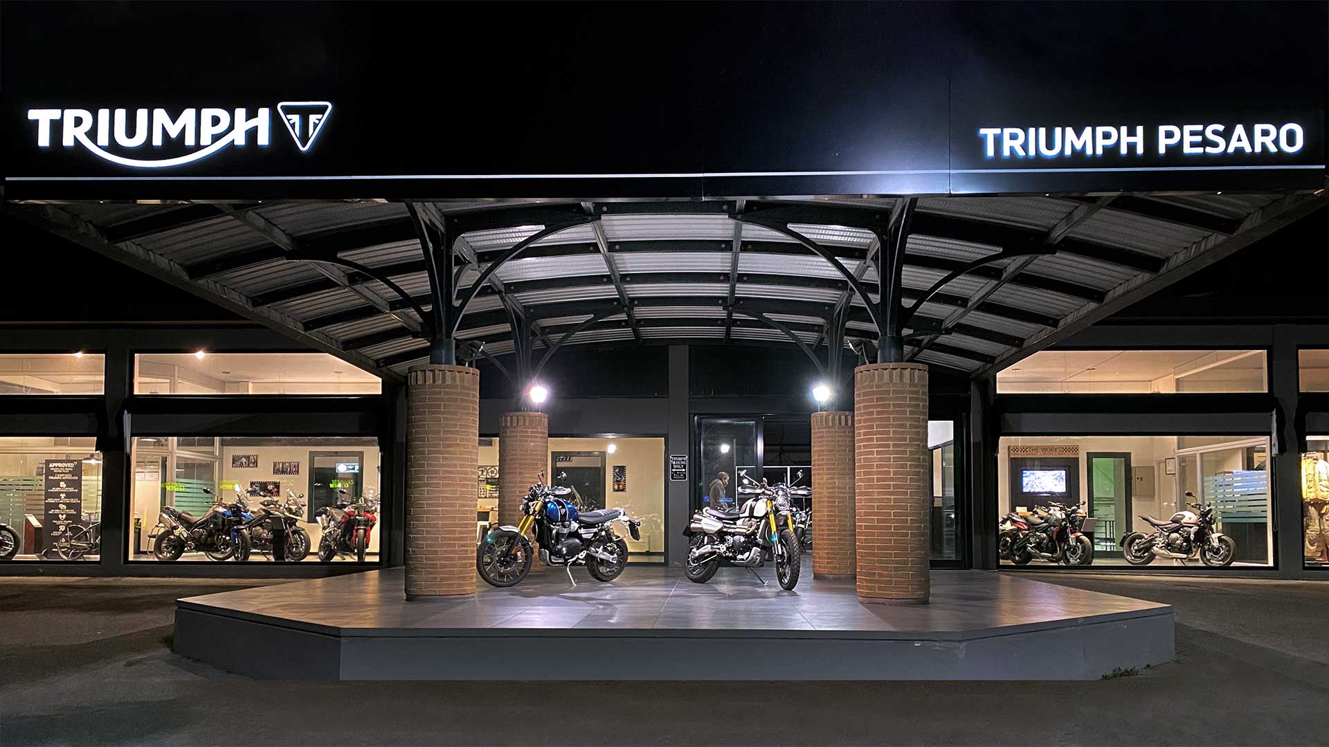 Triumph motorcycles dealership in Pesaro