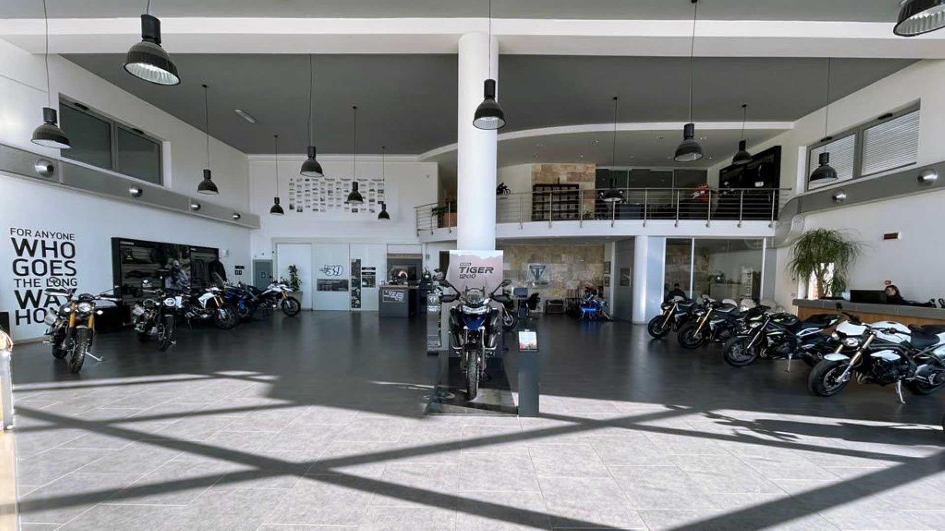 Triumph motorcycles dealership in Puglia Bari