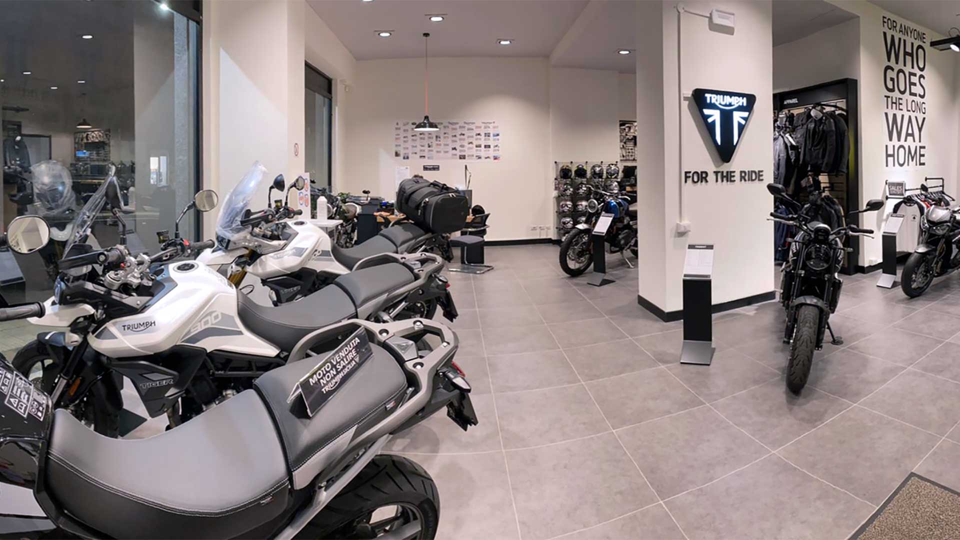 Triumph motorcycles dealership in Sicilia Messina