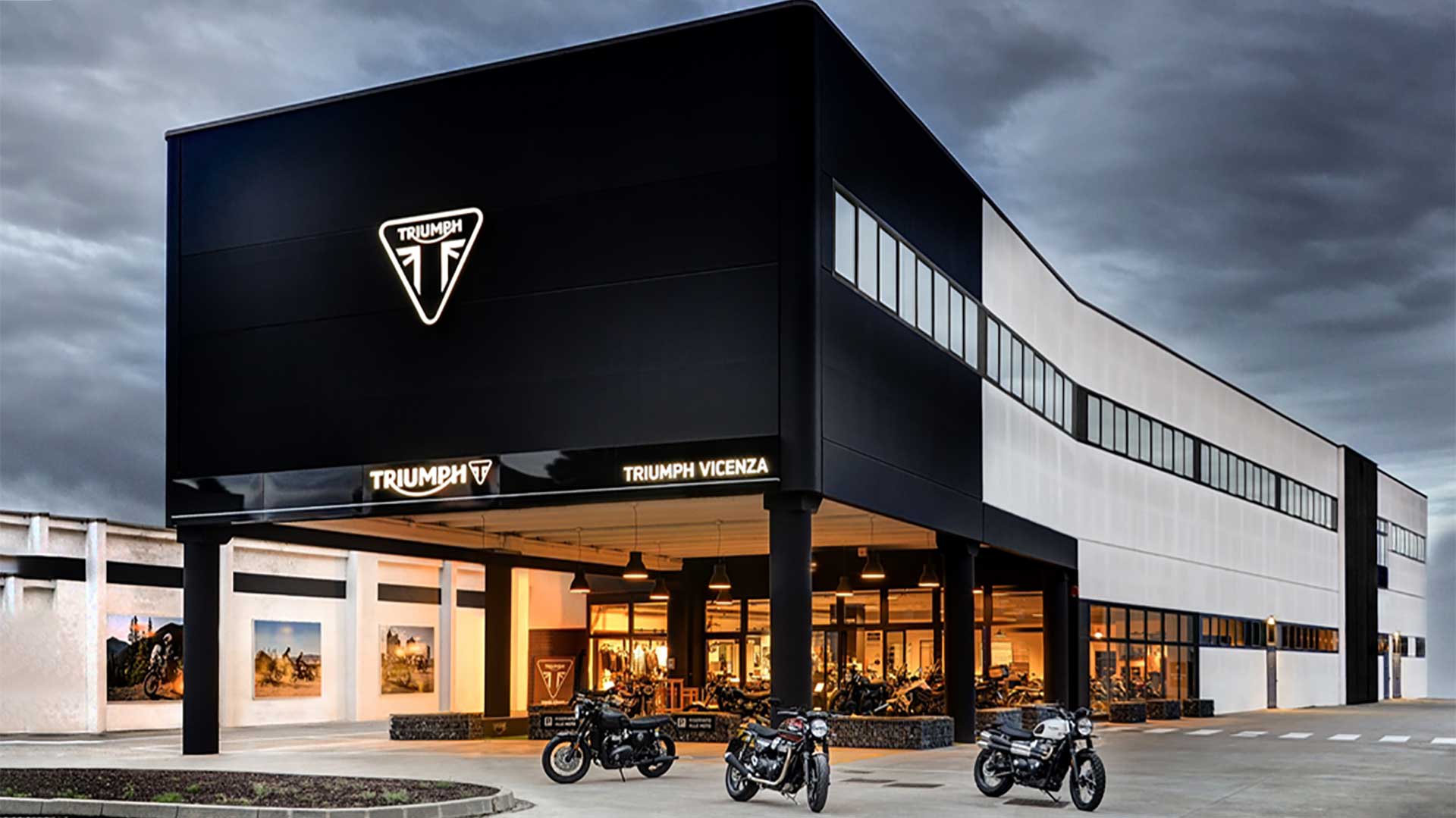 Triumph motorcycles dealership in Vicenza