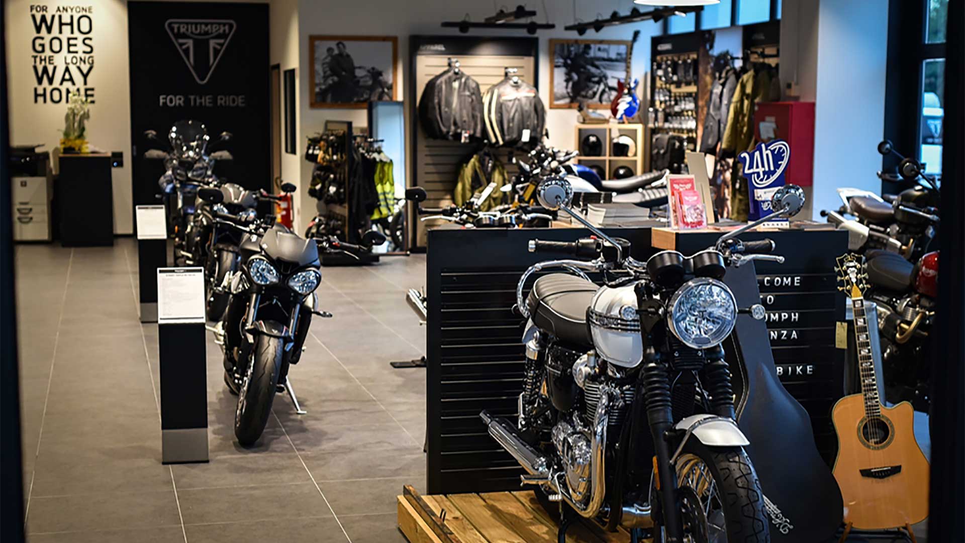 Triumph motorcycles dealership in Vicenza