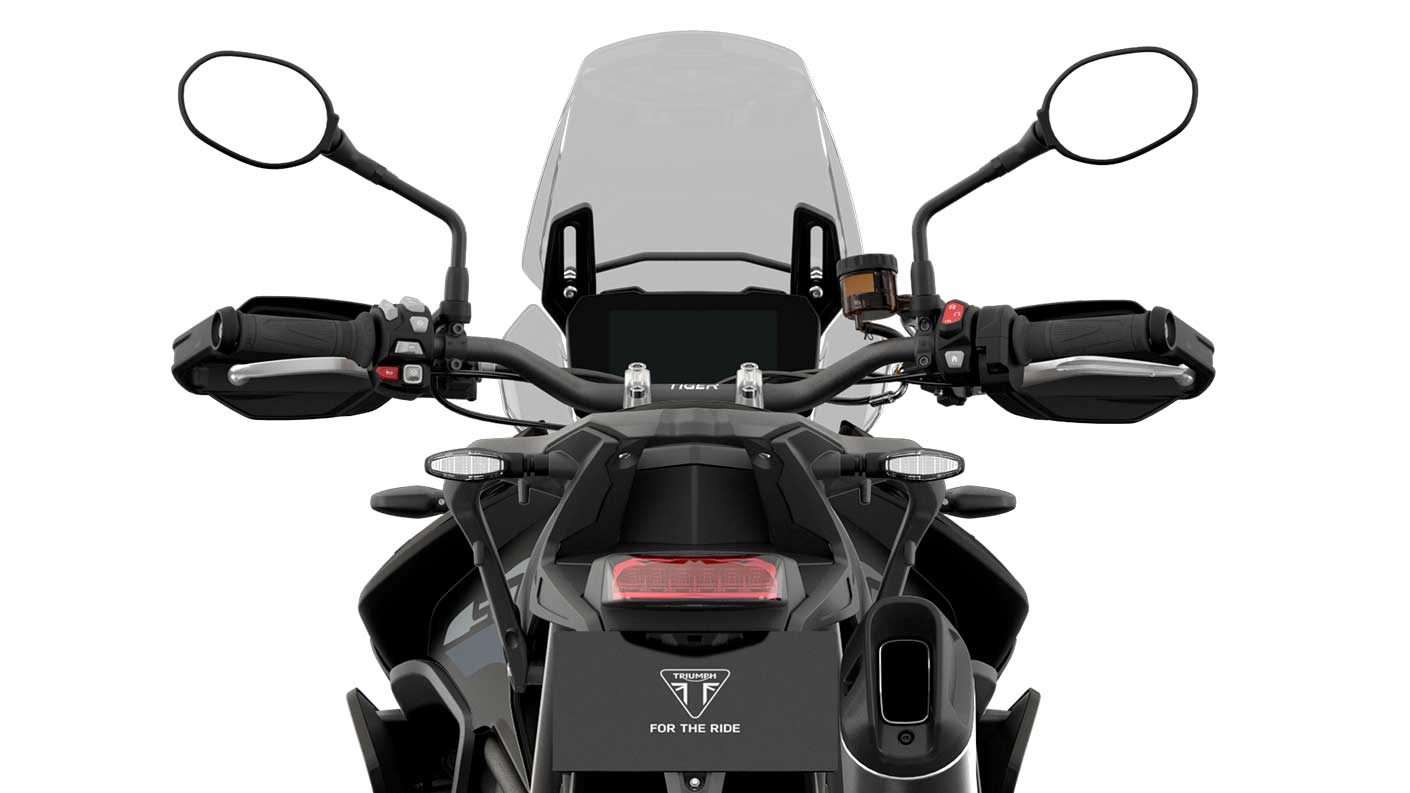 rear CGI shot of Tiger 900 GT Low