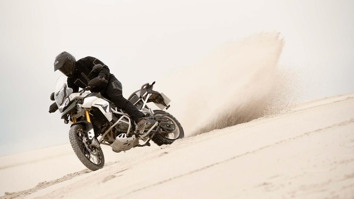 Tiger 900 Rally Pro with optimised ABS and Traction control