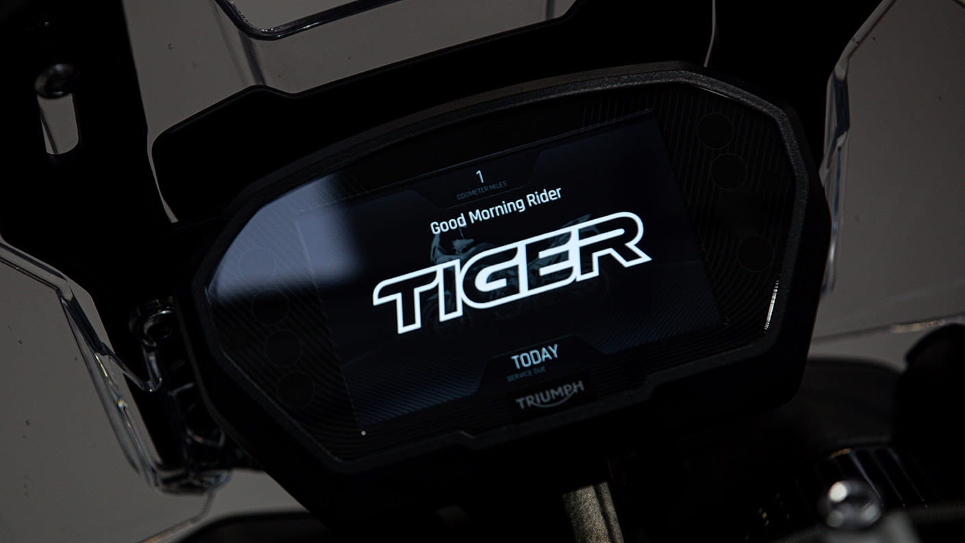Tiger 850 Sport TFT Display