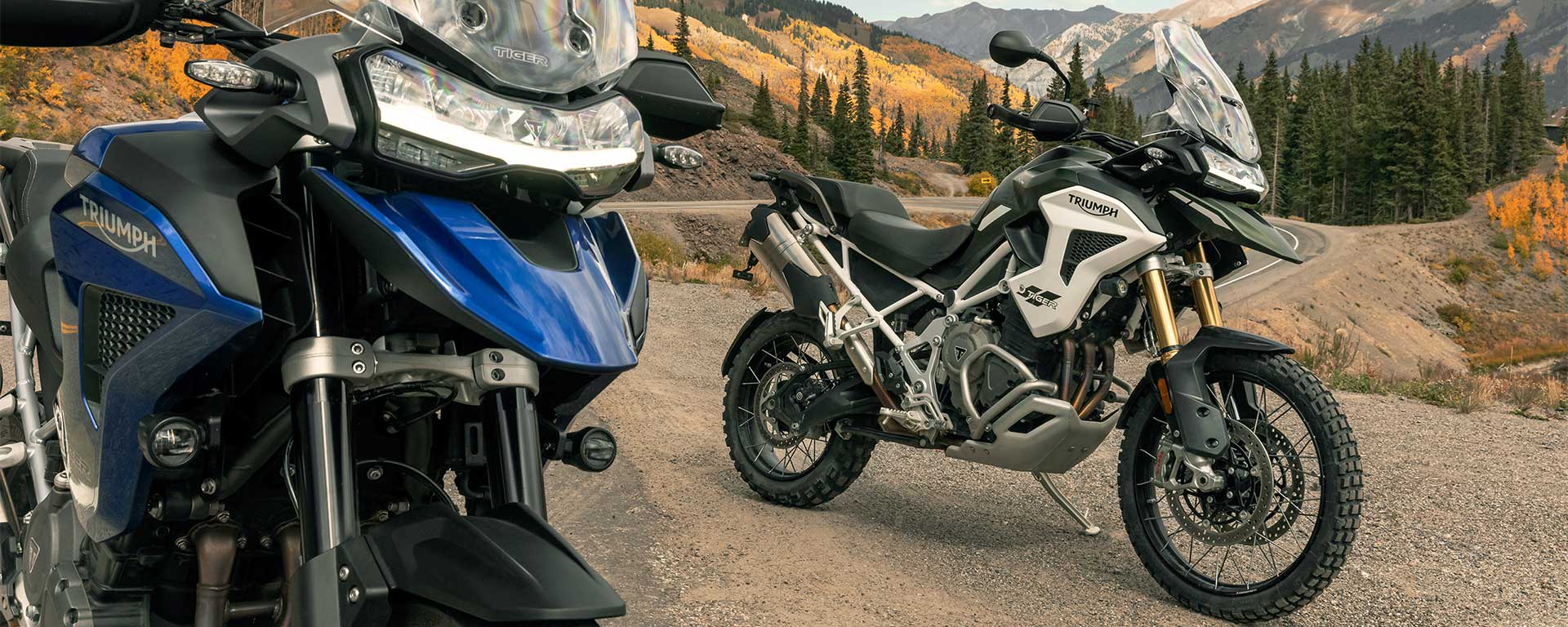 2022 Triumph Tiger 1200 rally pro and GT pro)