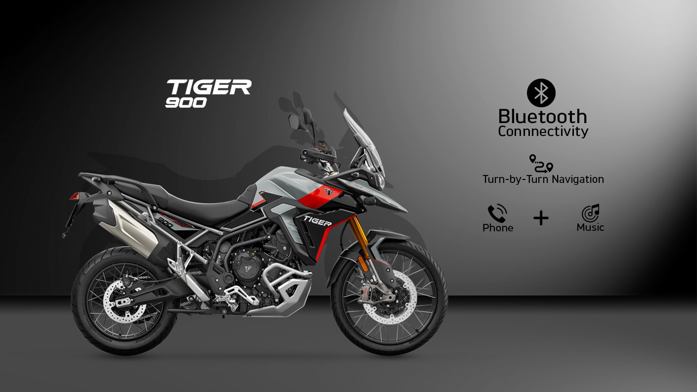 Triumph Tiger 900 Rally Pro technology infographic 
