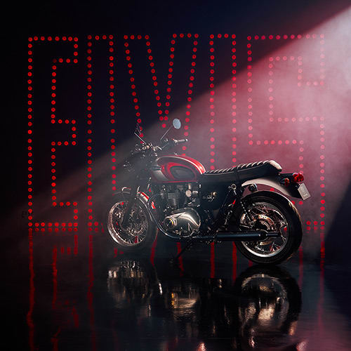 Triumph Bonneville T120 Elvis Presley Limited Edition Spotlight