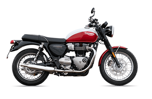 Triumph T100 Bud Ekins Special Edition Cut out korosi red snowdonia white