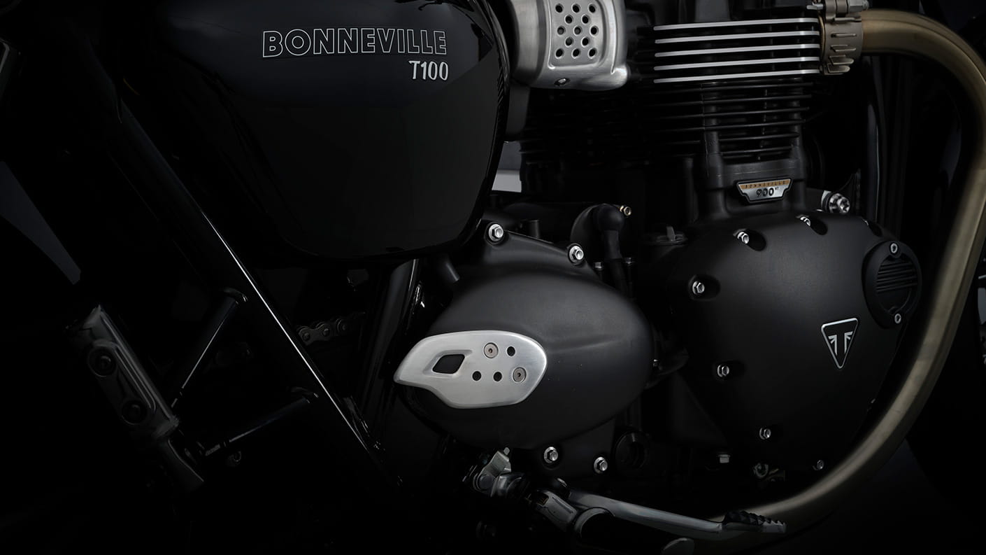 triumph bonneville t100 black wallpaper