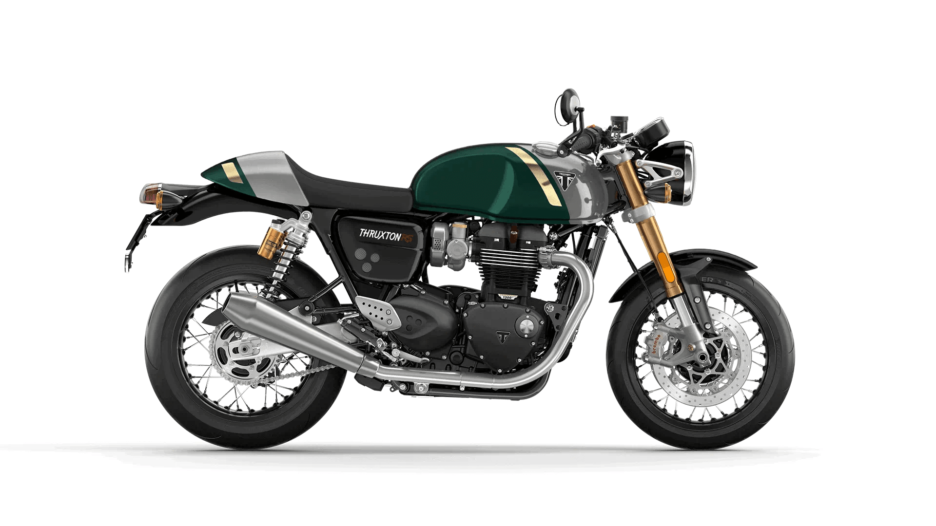 Triumph Thruxton RS in Competition green
