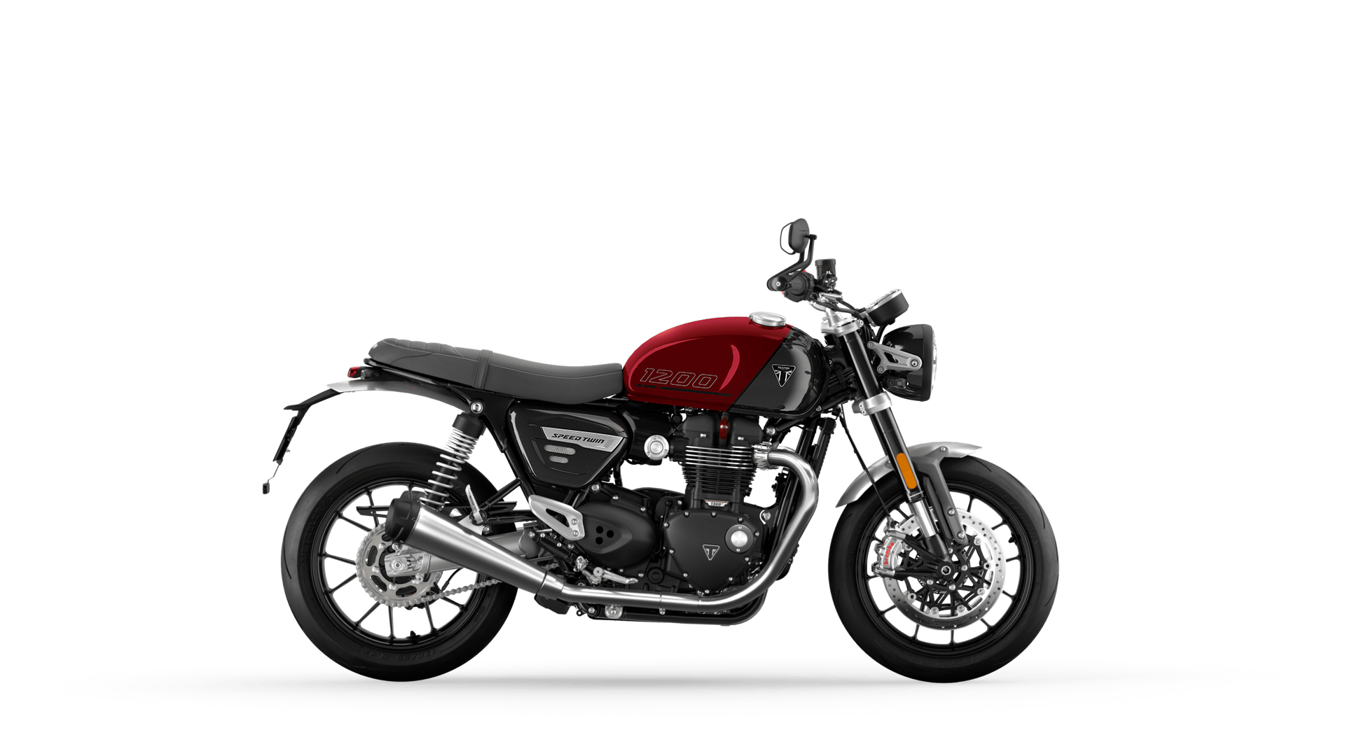 CGI of the Triumph Speed Twin 1200 in Carnival Red