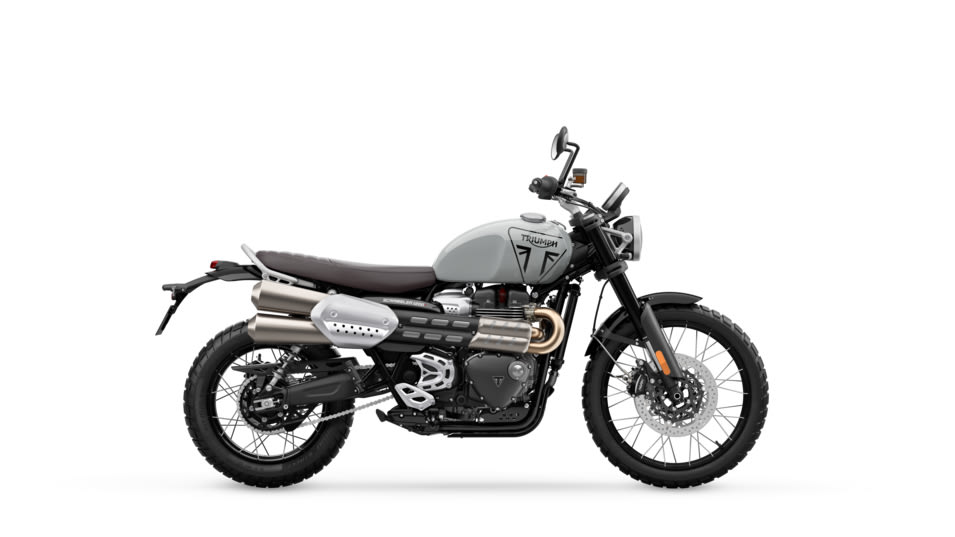 Triumph Scrambler 1200 X in Ash Grey RHS