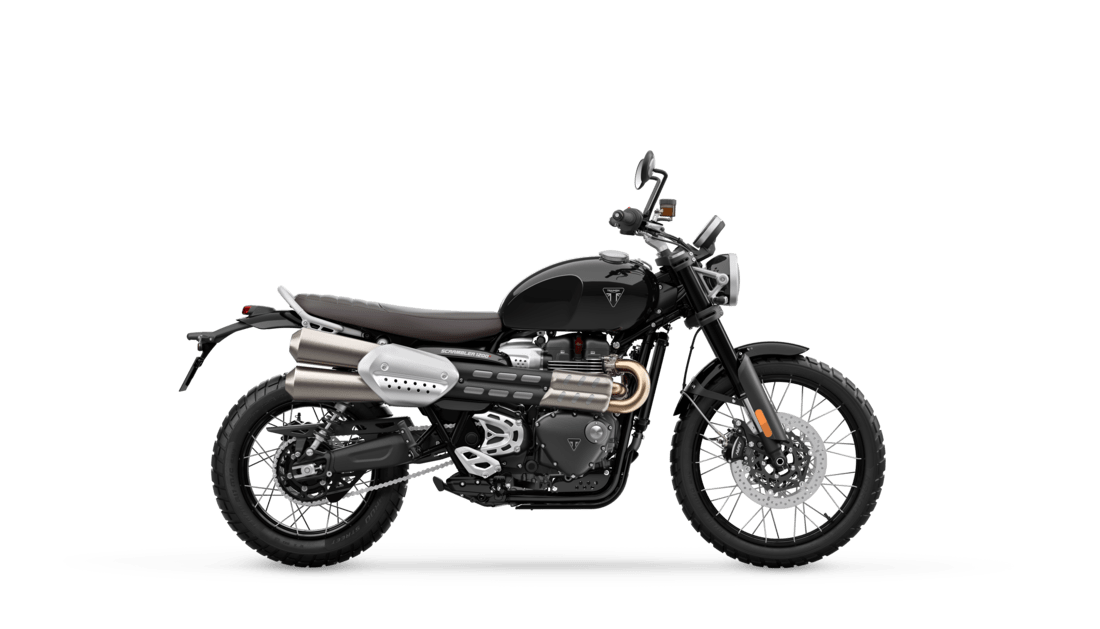 Triumph Scrambler 1200 X in Sapphire Black RHS