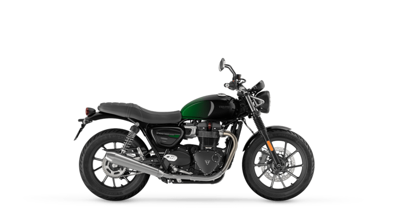 Triumph MY24 Speed Twin 900 Phantom Green and Silver Green