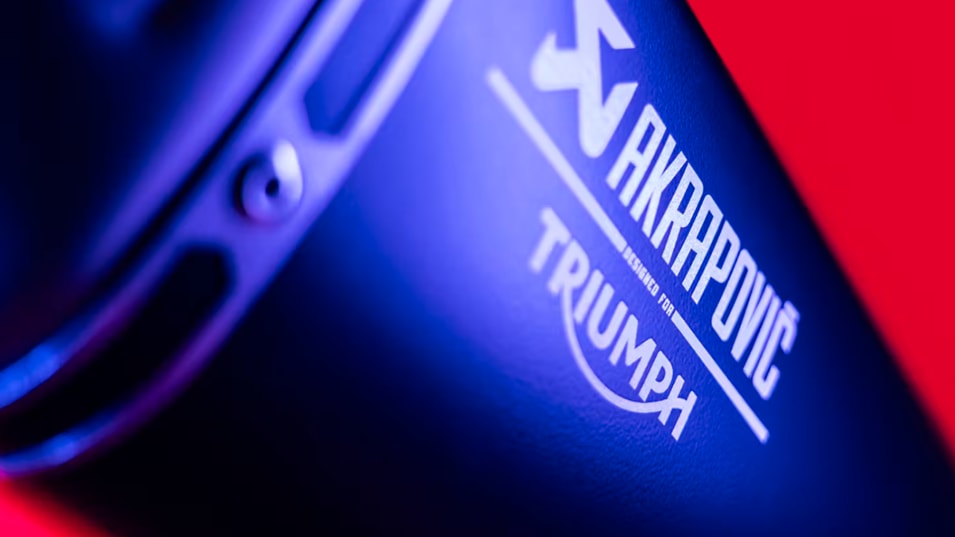 Triumph Akrapovic Partnership