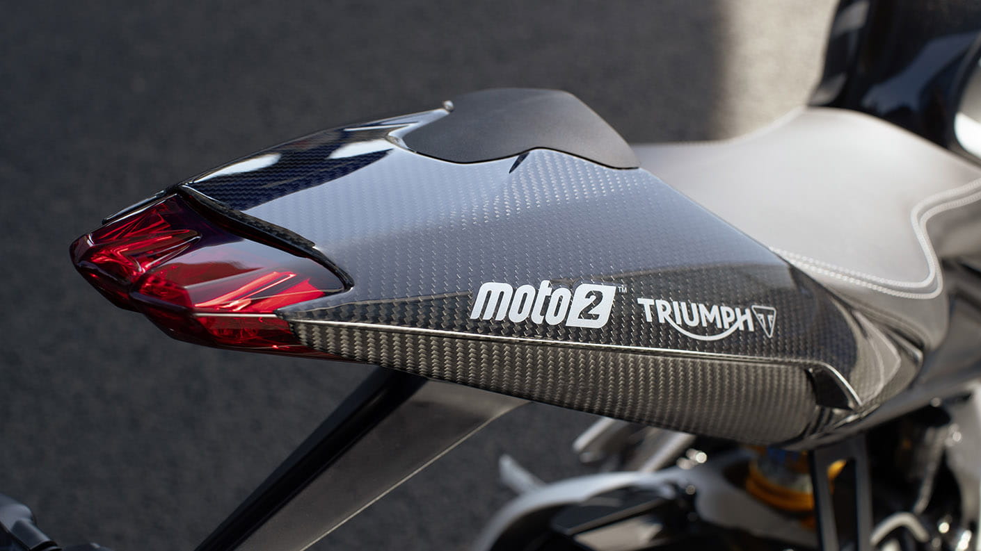 Triumph Daytona Moto2TM 765 motorcycle (EU and Asia Edition) Moto2TM branding