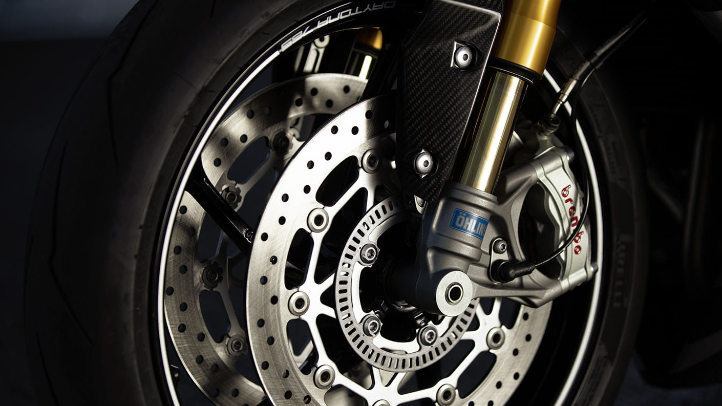 Triumph Daytona Moto2TM 765 motorcycle (EU and Asia Edition) ohlins suspension