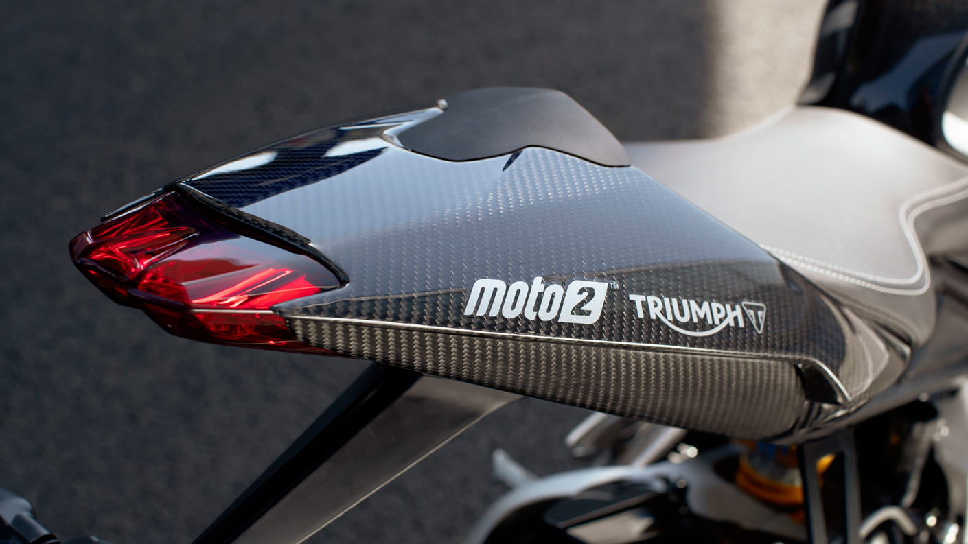 Triumph Daytona Moto2TM 765 motorcycle (EU and Asia Edition) with Moto2TM branding