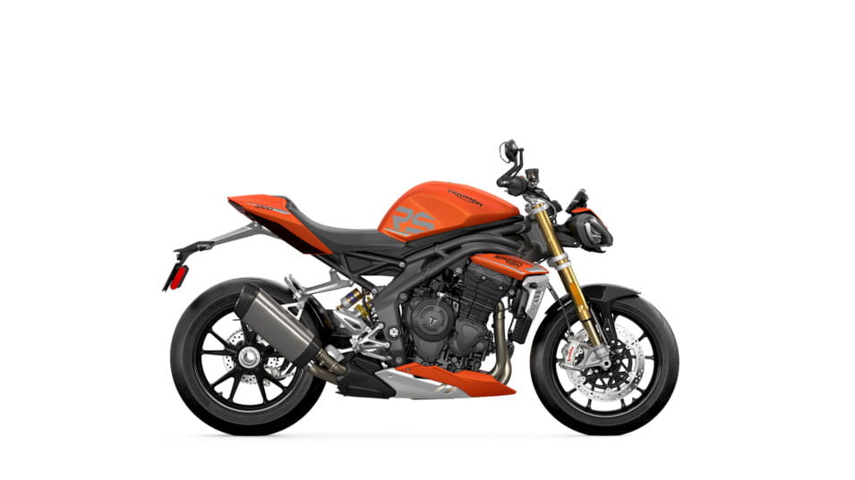 Triumph Speed triple 1200 RS in Matt Baja Orange