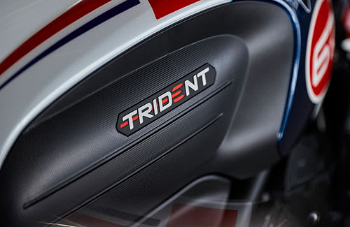 Triumph Trident 660 Triple Tribute Edition Tank Logo
