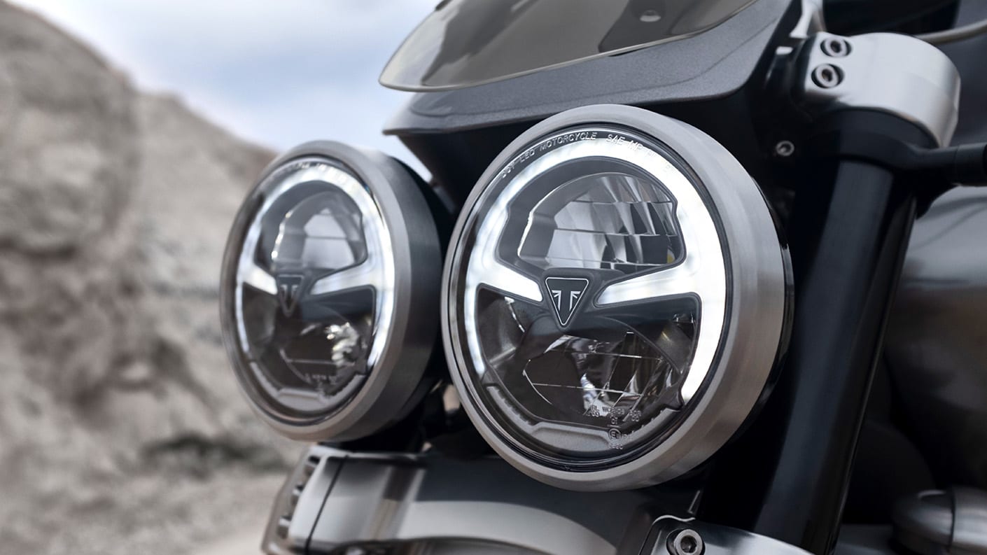 Triumph Rocket 3 GT all-new signature twin LED headlight