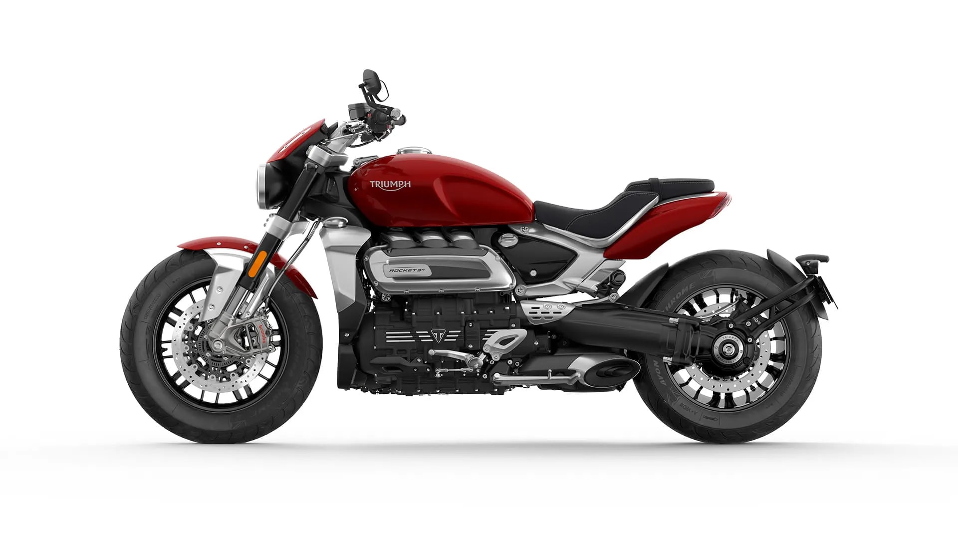 CGI Side view of the new Triumph Rocket 3 R