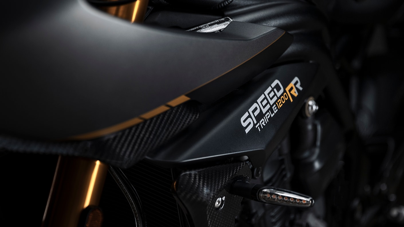 Triumph Speed Triple 1200 RR Breitling Edition Close Up