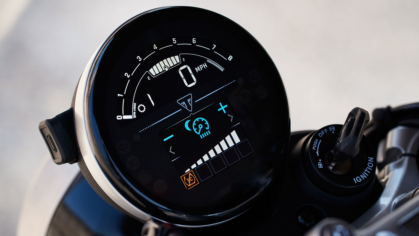 Triumph Speed Twin 1200 LCD & TFT instrument