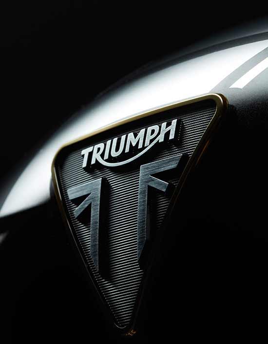Triumph Motorcycles Union Jack Triangular Pin Badge