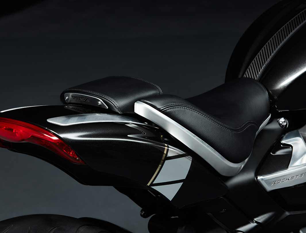 Triumph Rocket 3 TFC interchangeable twin/single seat setup