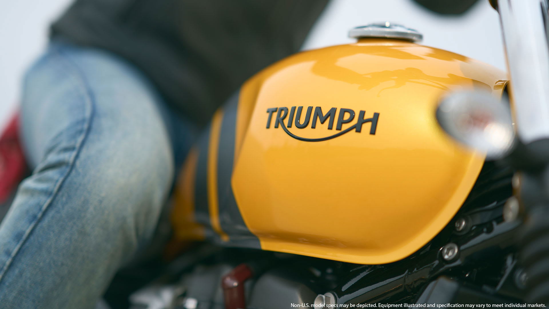 Triumph Scrambler 900 USA disclaimer