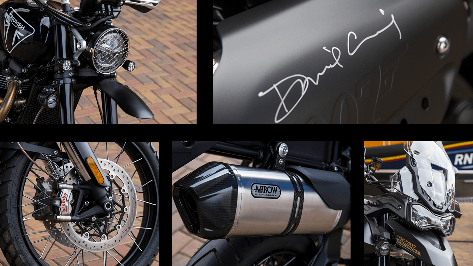 Triumph Bond Edition bikes series of images