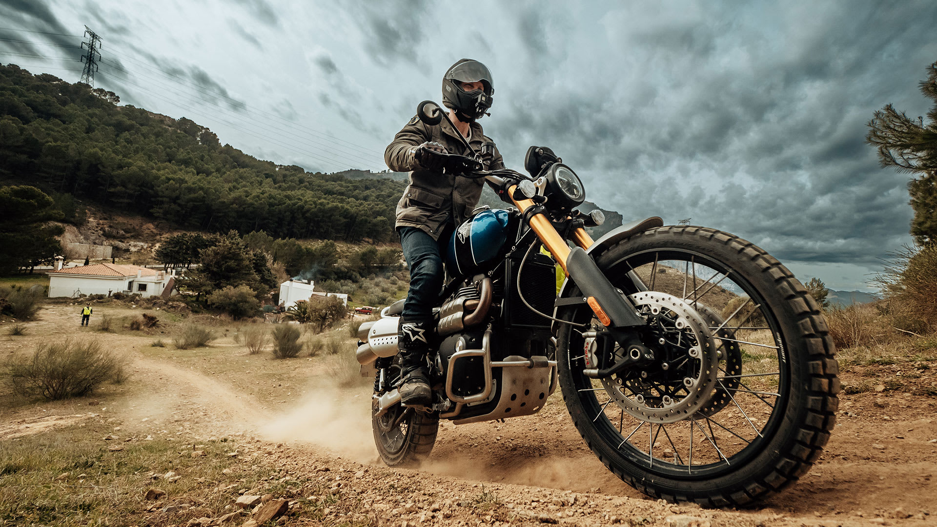 Andalusiens Group experience off road Triumph Motorcycle
