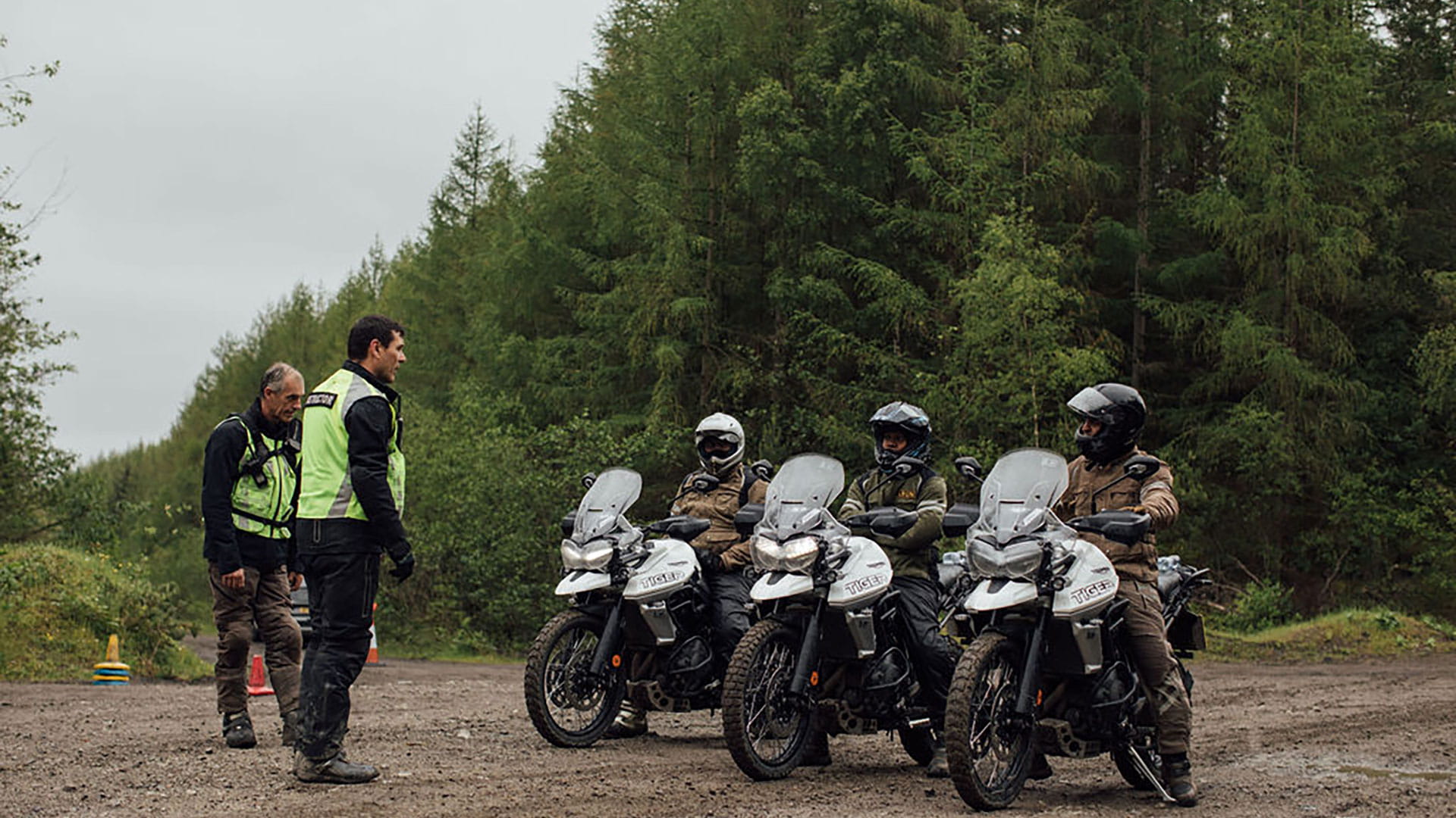 Triumph training course for Tiger 800 experience day