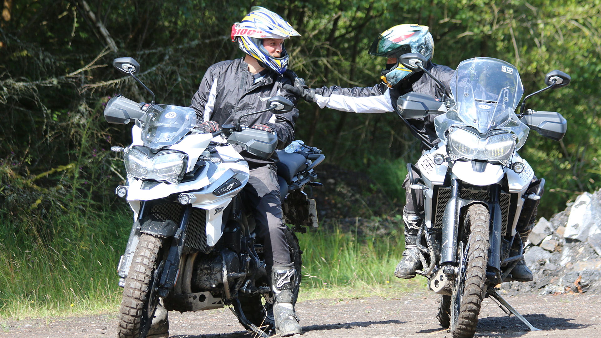 Satisfied riders on The Triumph Tiger 800 and 1200