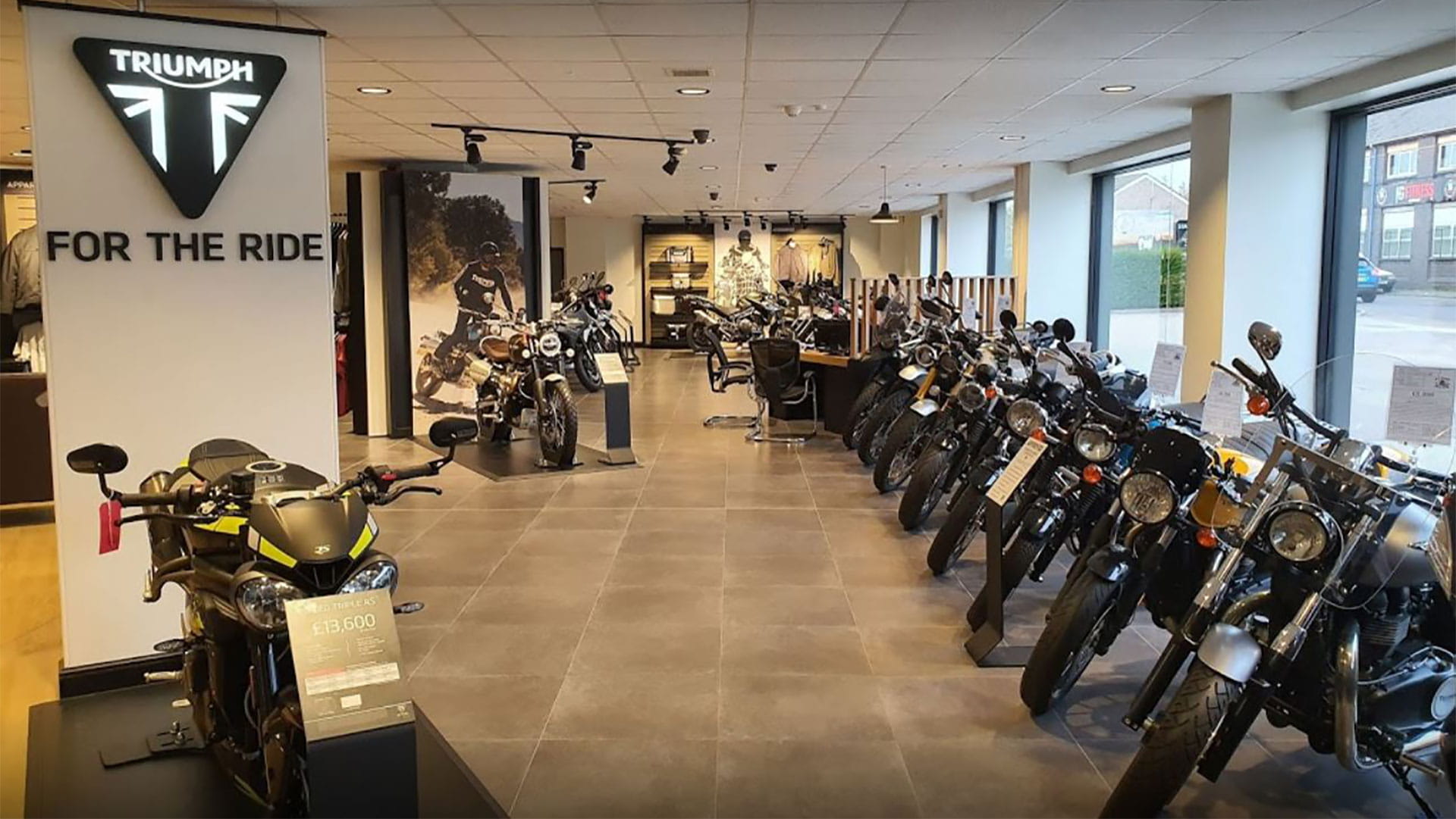 Triumph motorcycles dealership in Stroke on Tent- Staffordshire Triumph
