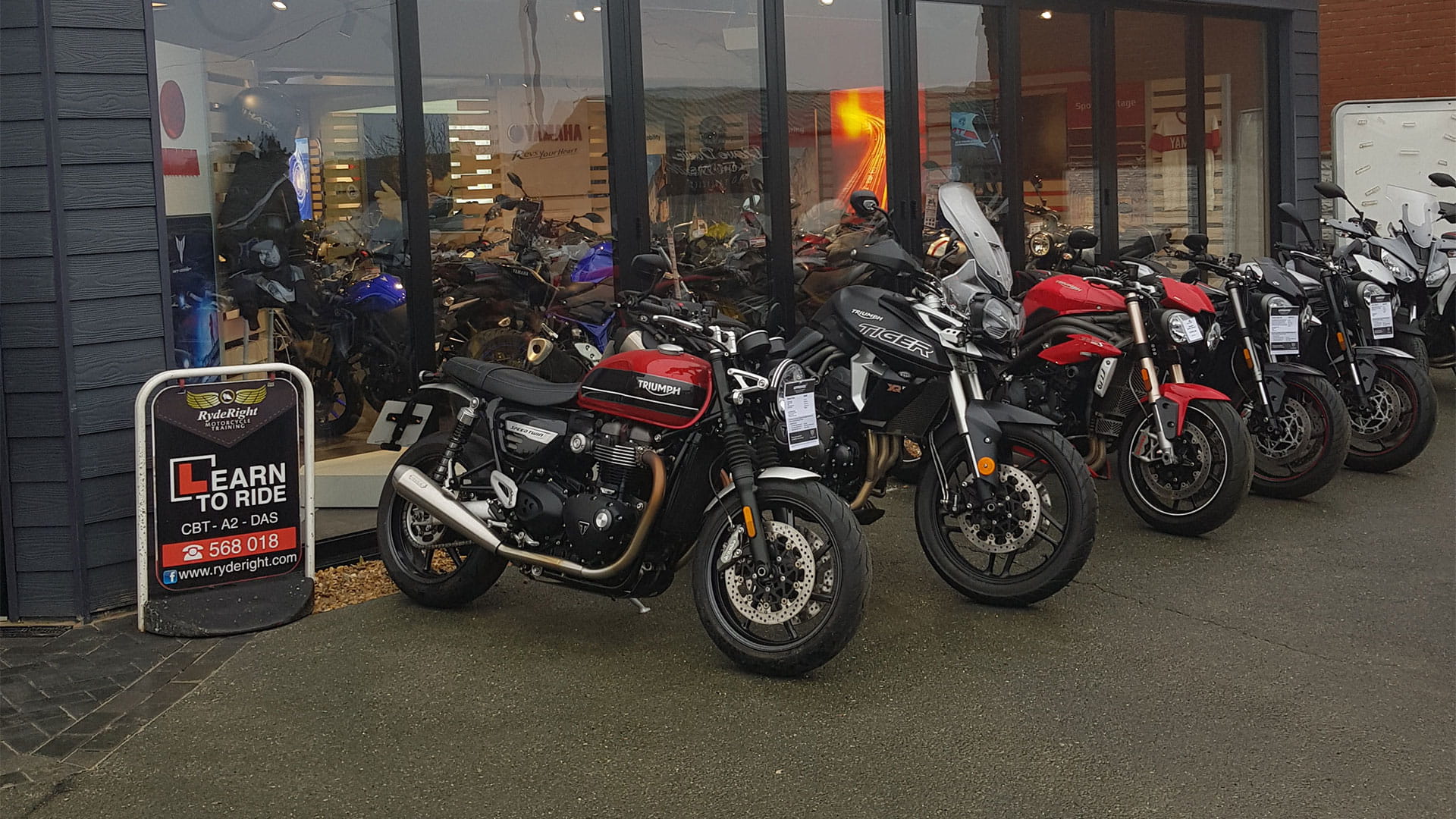 Triumph motorcycles dealership in Newport - Dave death motorcycles
