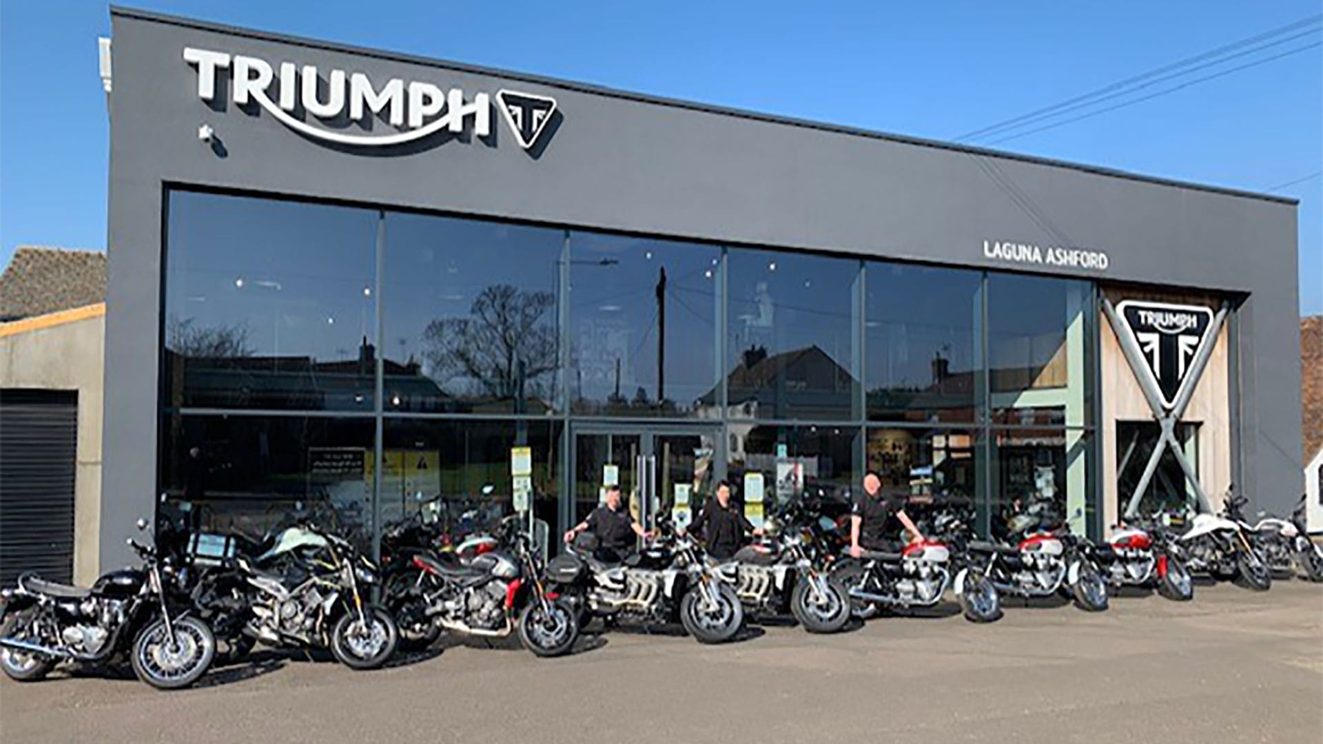 Triumph motorcycles dealership in Ashford - Laguna motorcycles Ashford
