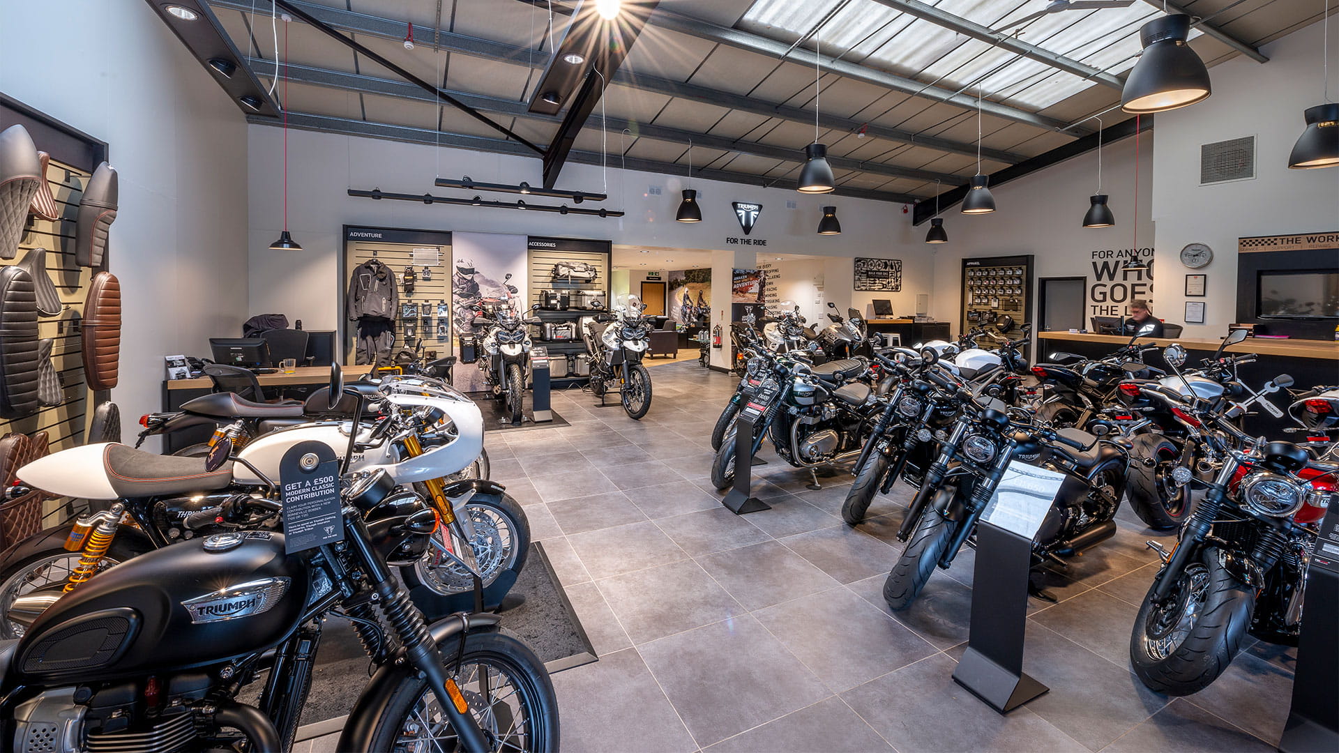 Triumph motorcycles dealership in Taunton, Somerset - Total Triumph