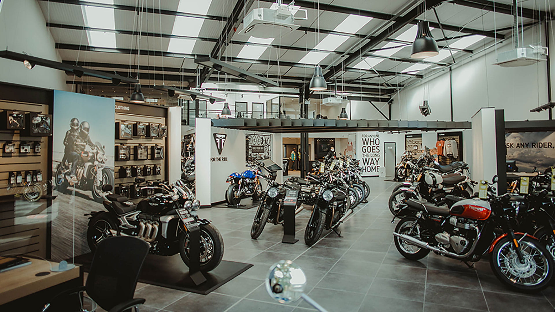 Triumph motorcycles dealership in West Byfleet - Triumph West London