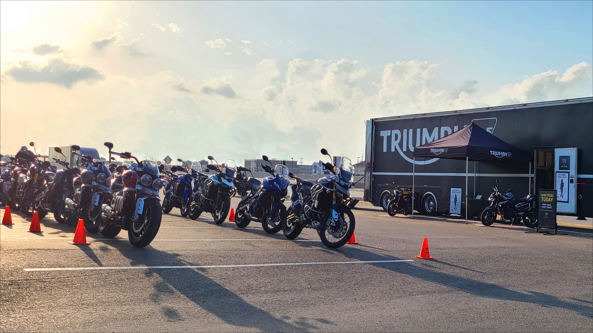 Triumph on Tour Demo Truck 