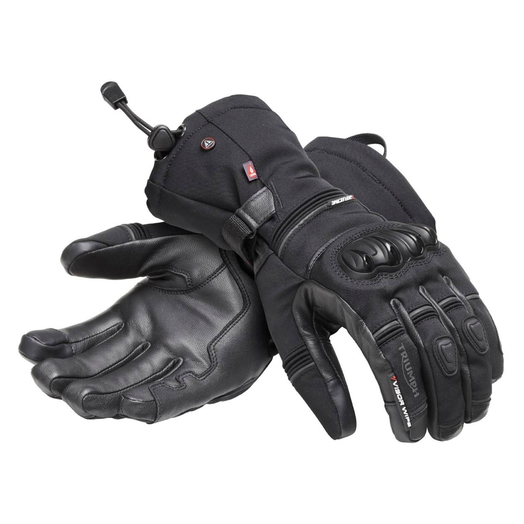Triumph Black Forss Gloves
