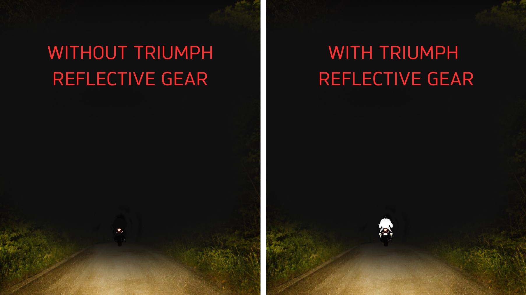 Triumph Hi-vis comparision