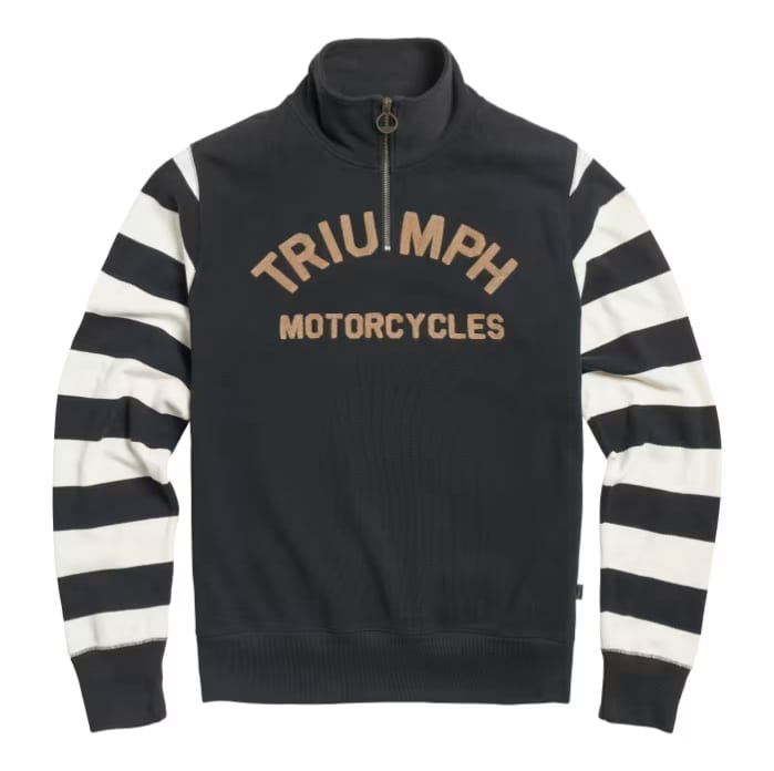 Triumph Heritage Clothing Collection - Highly Double Pique Quarter Zip Sweatshirt