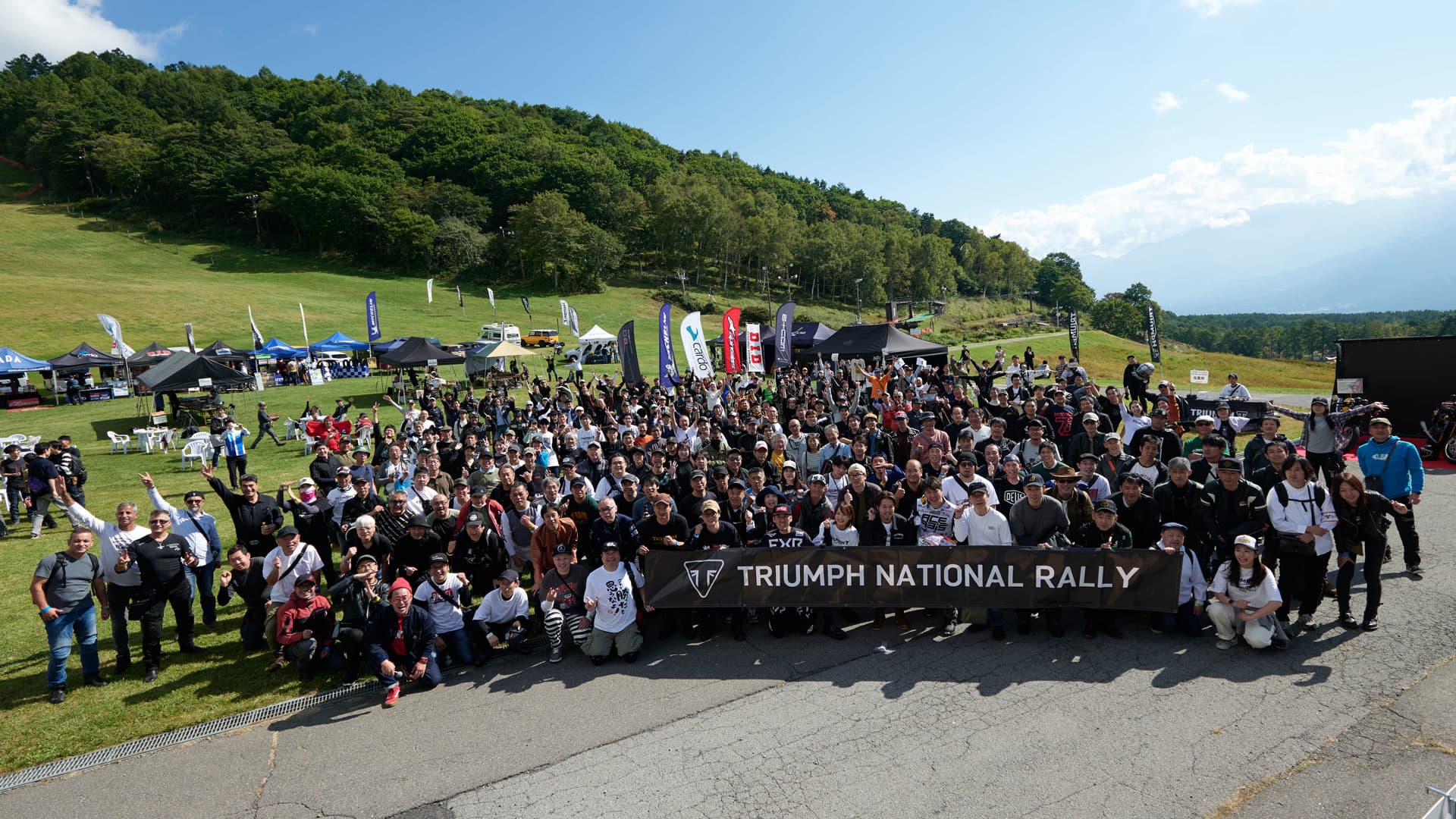 TRIUMPH NATIONAL RALLY 2024の様子