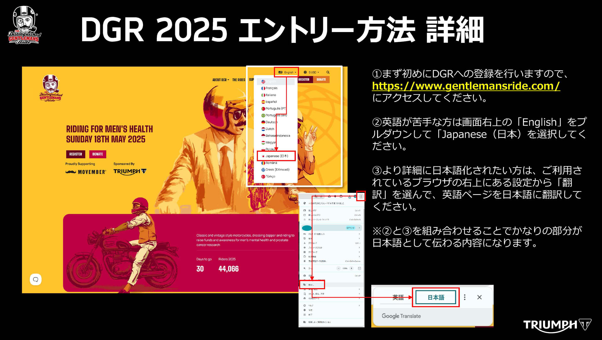 DGRエントリー方法